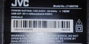 JVC 58 inch UHD Smart LED TV LT-58N785 Firmware