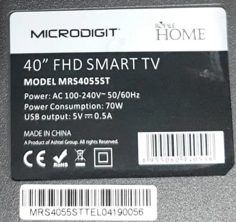 Microdigit MRS4055ST Stock Firmware software