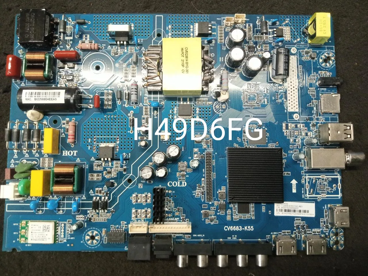 Haier CV6683-K55 H49D6FG Android Smart TV Firmware