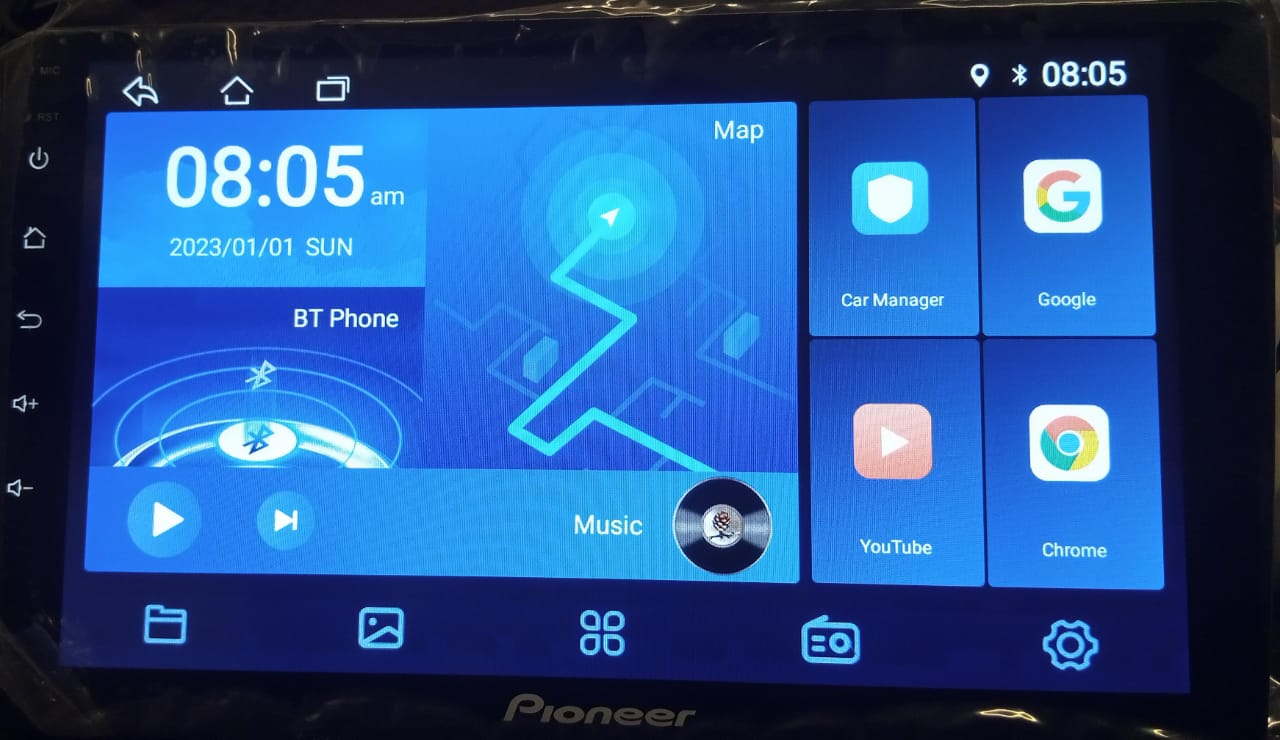 Pioneer MT6580 Car Stereo Android 13 Software