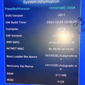 N.H352.819 V4 V5 V6 512M 4G Update Software