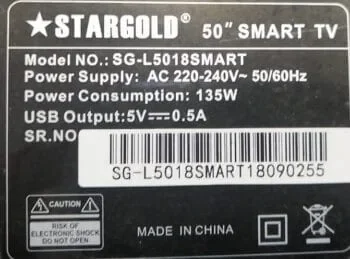 STARGOLD SG-L5018SMART-TP.HV530.PC821-768M-8G